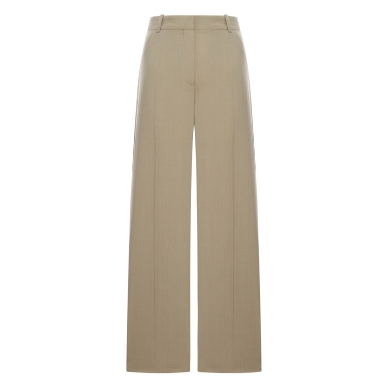 WOOL BLEND TAILORED PANTS