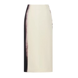 PRINTED MIDI SKIRT