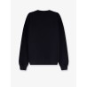 Cotton sweatshirt with frontal embossed logo