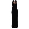 ABITO CON DETTAGLIO PALMA IN PAILLETTES