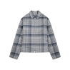 ZIPPERED "CHECK" SHIRT