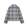 ZIPPERED "CHECK" SHIRT
