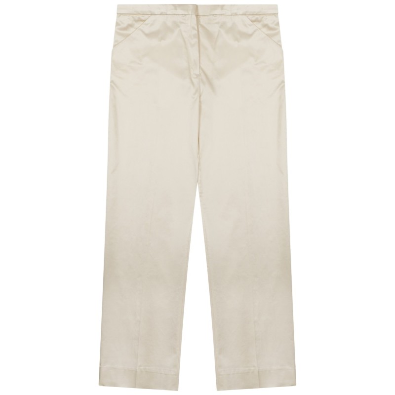 "CROPPED" STRAIGHT PANTS