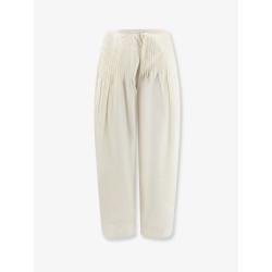 Modal and silk blend trousers