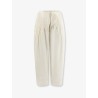 Modal and silk blend trousers