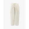 Modal and silk blend trousers