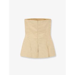Cotton and silk blend top