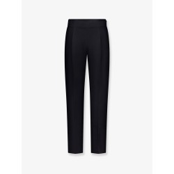 Slim Evening wool and silk trousers
