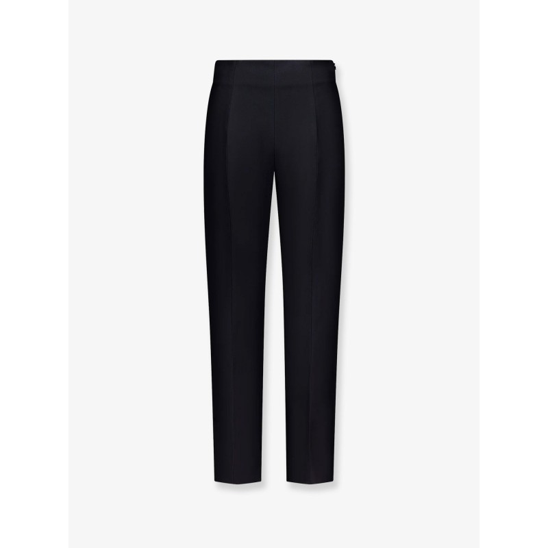 Slim Evening wool and silk trousers