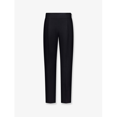 Slim Evening wool and silk trousers