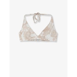 Gaia Bikini Top with Jungle Oceania print