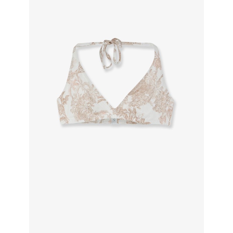 Gaia Bikini Top with Jungle Oceania print