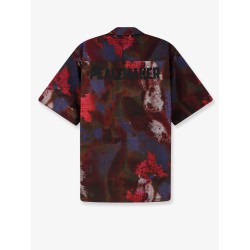Boxy multicolor cotton shirt