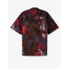 Boxy multicolor cotton shirt
