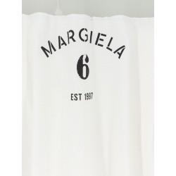 Cotton t-shirt with voile insert