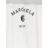Cotton t-shirt with voile insert