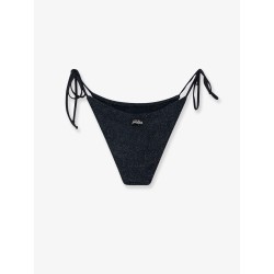 Virgo Crinkle Lurex Bikini Top