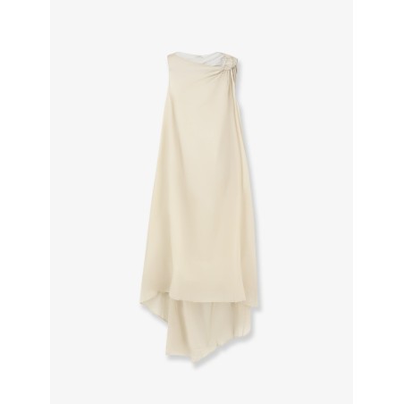 Viscose and lyocell blend dress