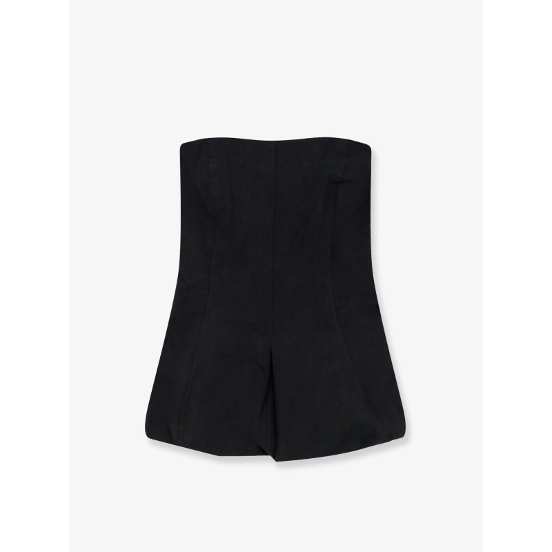 Cotton and silk blend top