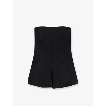 Cotton and silk blend top