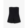 Cotton and silk blend top