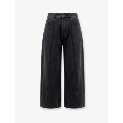 Balloon fit black denim jeans