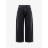 Balloon fit black denim jeans