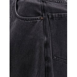 Balloon fit black denim jeans