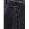 Balloon fit black denim jeans