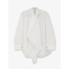 Cotton shirt with knot detail