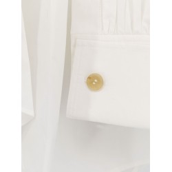 Cotton shirt with knot detail