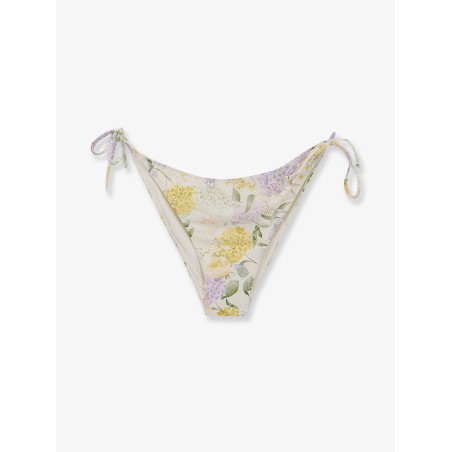 Virgo Bikini Slip with Lemony Flower print