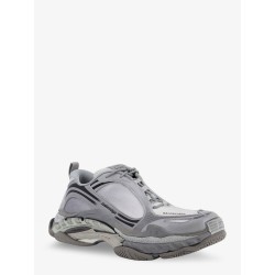 Triple S.2 Gradient mesh and nylon insert sneakers with used effect