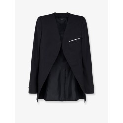 Wool and silk blazer