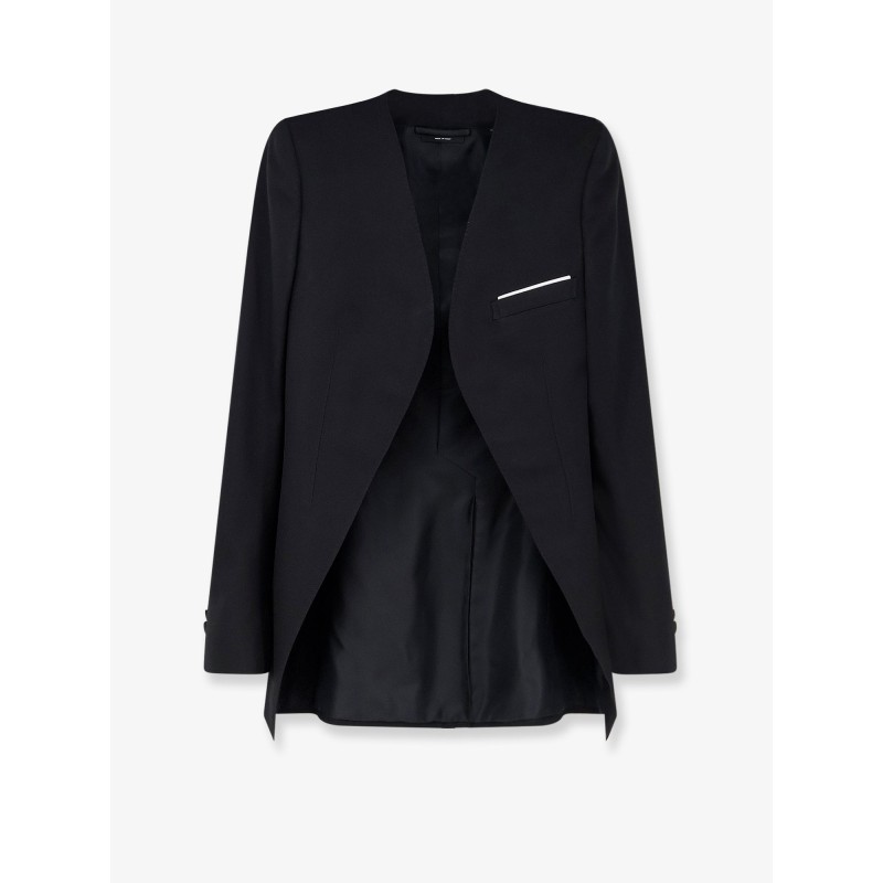 Wool and silk blazer