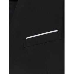 Wool and silk blazer