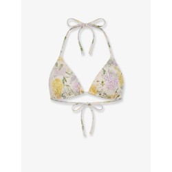 Leah Bikini Top with Lemony Flower print