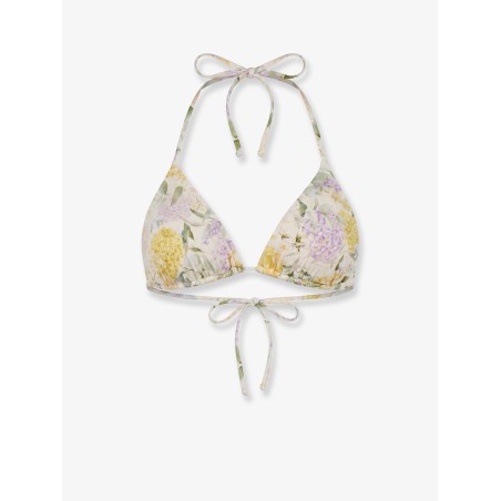 Leah Bikini Top with Lemony Flower print