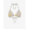 Leah Bikini Top with Lemony Flower print