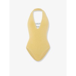 Adriana Crinkle fabric one-piece swimsuit