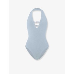 Adriana Crinkle fabric one-piece swimsuit