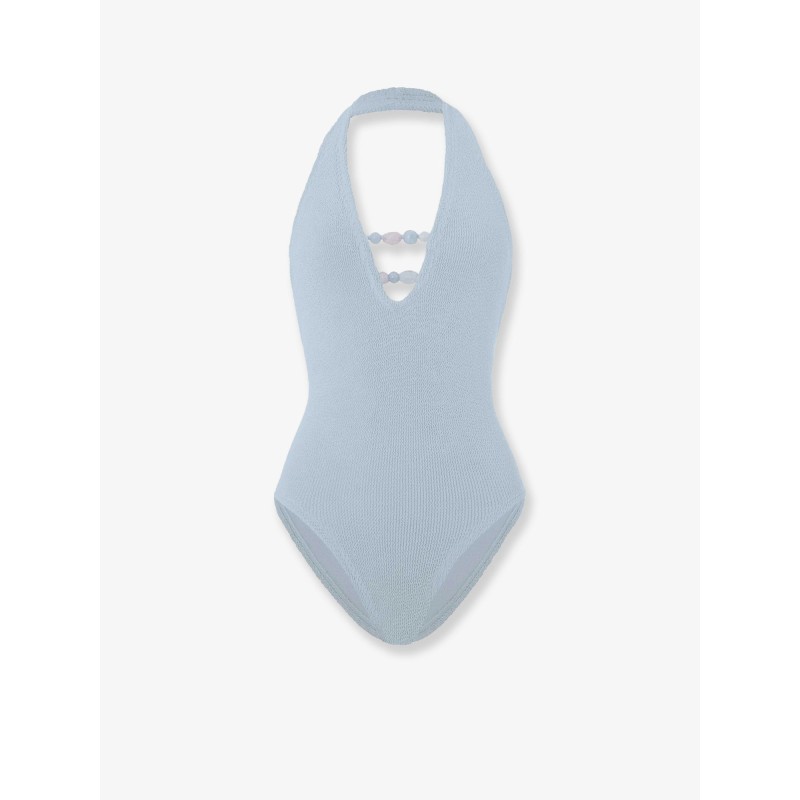 Adriana Crinkle fabric one-piece swimsuit