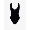 Celine Crinkle fabric one-piece swimsuit