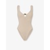 Celine Crinkle fabric one-piece swimsuit