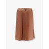Cupro blend midi skirt