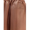 Cupro blend midi skirt