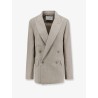 Newark double-breasted mélange virgin wool blazer