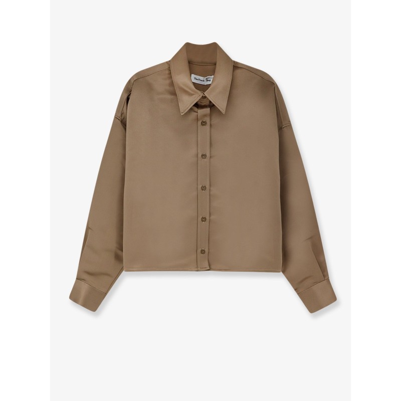 Arlen satin boxy shirt