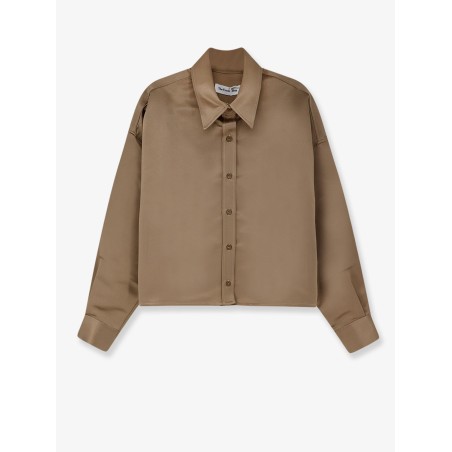 Arlen satin boxy shirt