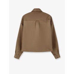Arlen satin boxy shirt